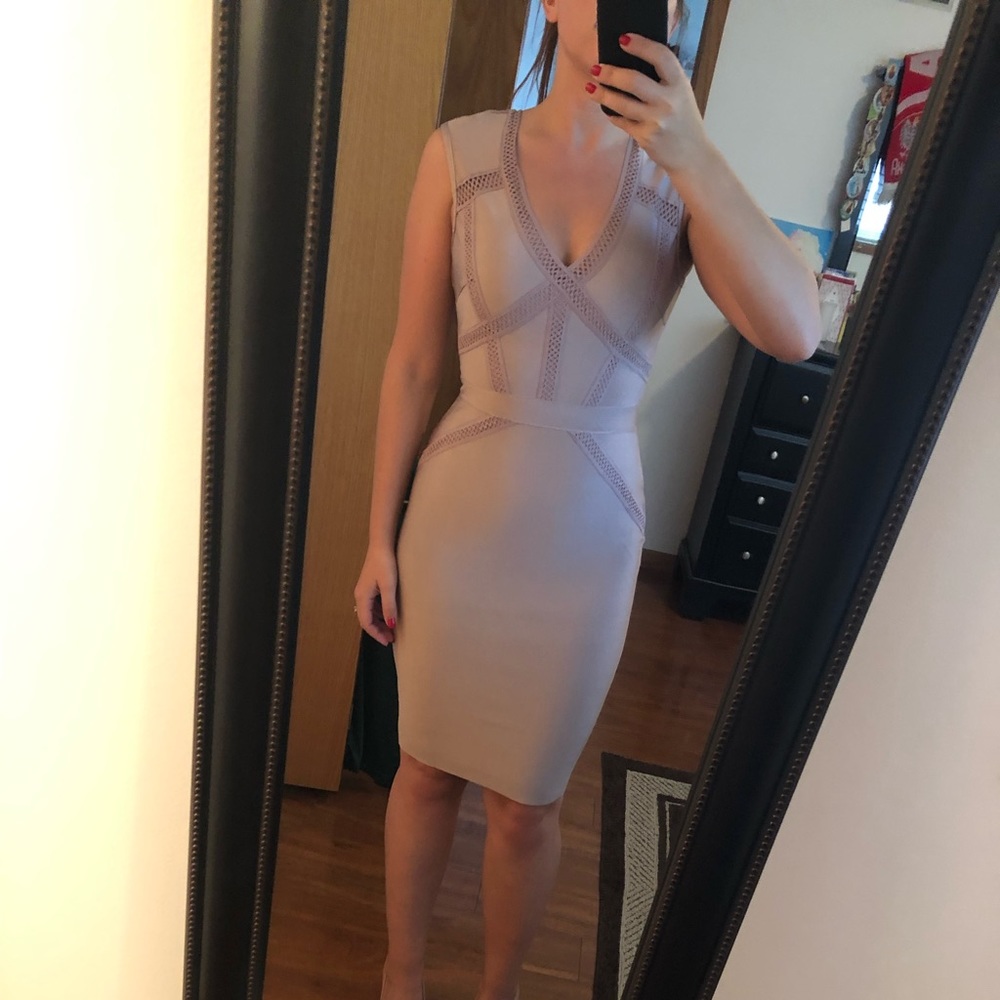 Muave bandage dress